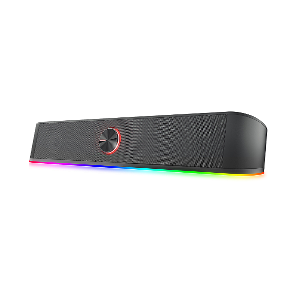 Caixa de Som Soundbar Gamer Redragon Adiemus RGB - 2x3W RMS, P2 3.5mm