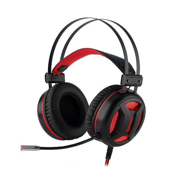 Headset Gamer Redragon Minos H210 Preto 7.1 - USB