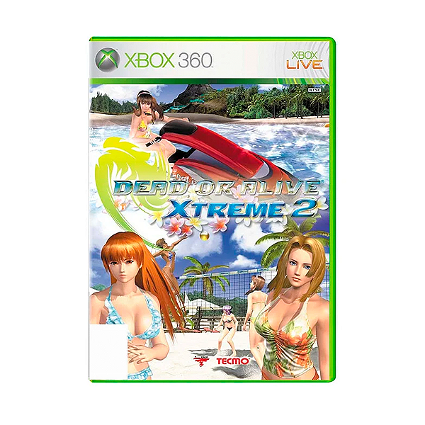 Jogo Dead or Alive Xtreme 2 - Xbox 360 - Capa Impressa