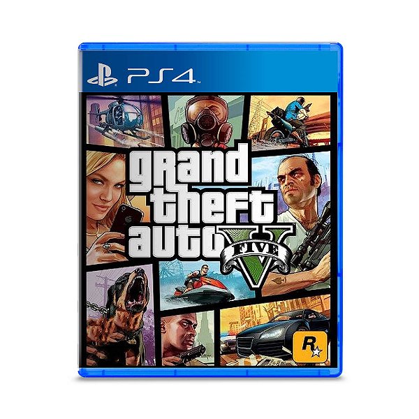 Jogo Grand Theft Auto GTA V - PS4