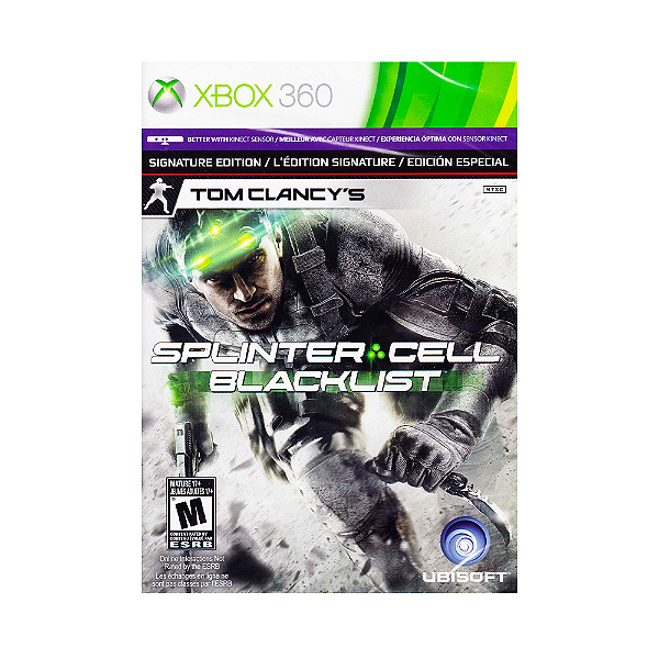 Jogo Tom Clancy's Splinter Cell Blacklist Signature Edition - Xbox 360