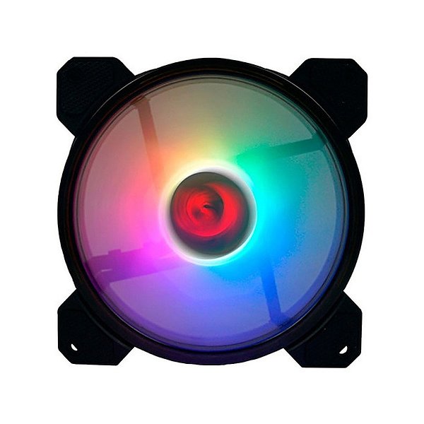 Kit com 3 Fans Coolers Redragon GC-F009 RGB - 120mm