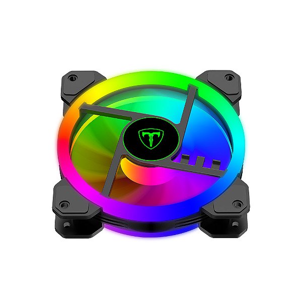 Kit com 3 Fans Coolers T-Dagger RGB - 120mm