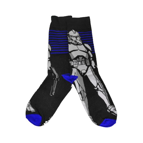 Meia Stormtrooper - Star Wars - Cano Alto