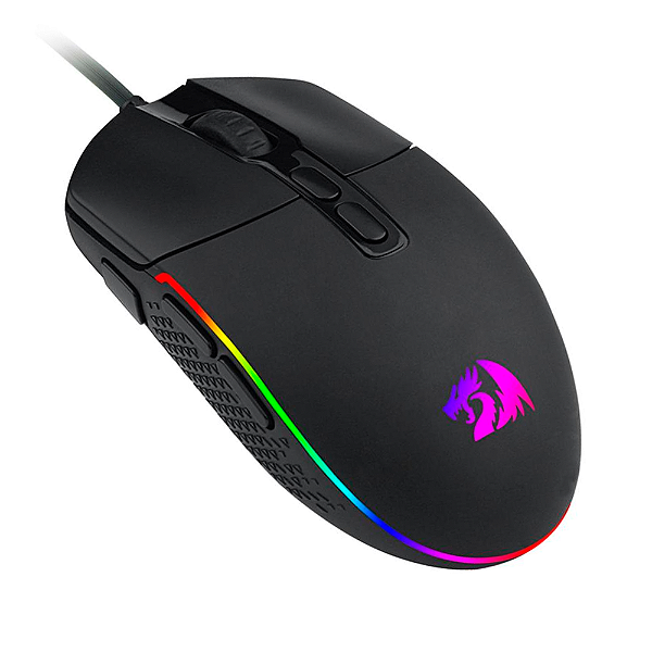 Mouse Gamer Redragon Invader M719 Preto RGB - 10000 DPI