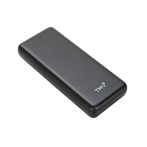 Power Bank TMV Preto - 20.000 mAh