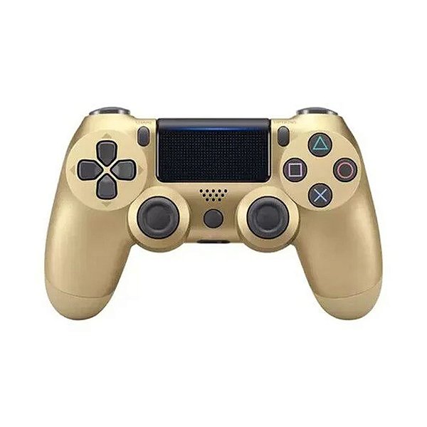 Controle Doubleshock sem fio para PS4 - Primeira Linha Dourado