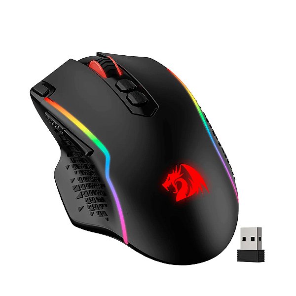 Mouse Gamer Redragon Taipan Pro M810 10000 Dpi Sem Fio