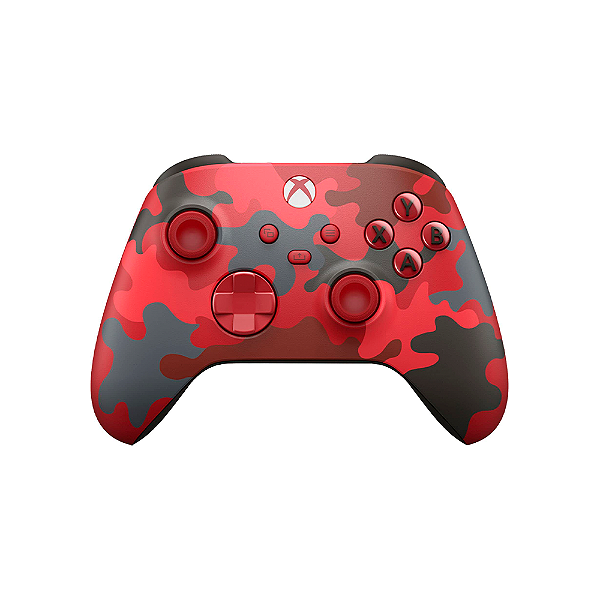 Controle Microsoft Daystrike Camo Special Edition Sem Fio para Xbox Series e Xbox One