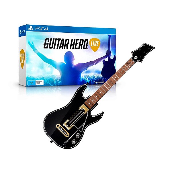 Jogo Guitar Hero Live Guitarra – PS4