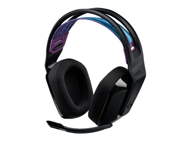 Headset Gamer Logitech G535 Lightspeed sem Fio - Preto