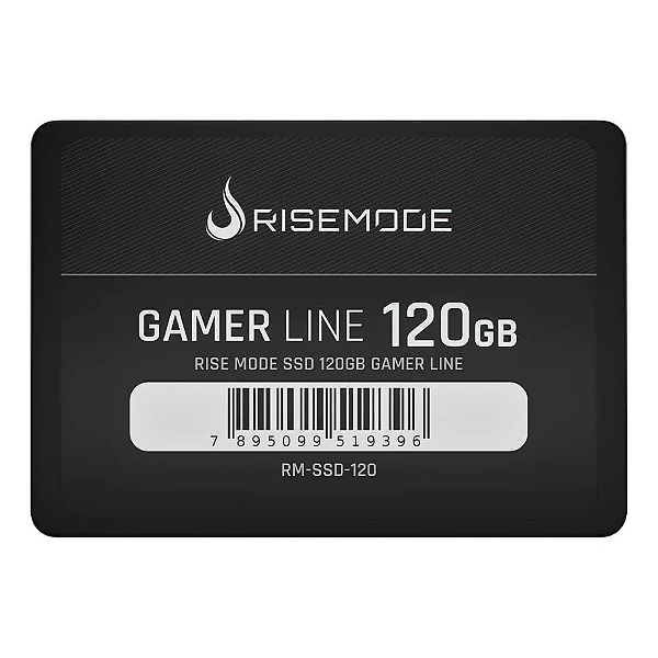 SSD Risemode GamerLine 120GB - 6GB/s - Leitura 530 mb/s