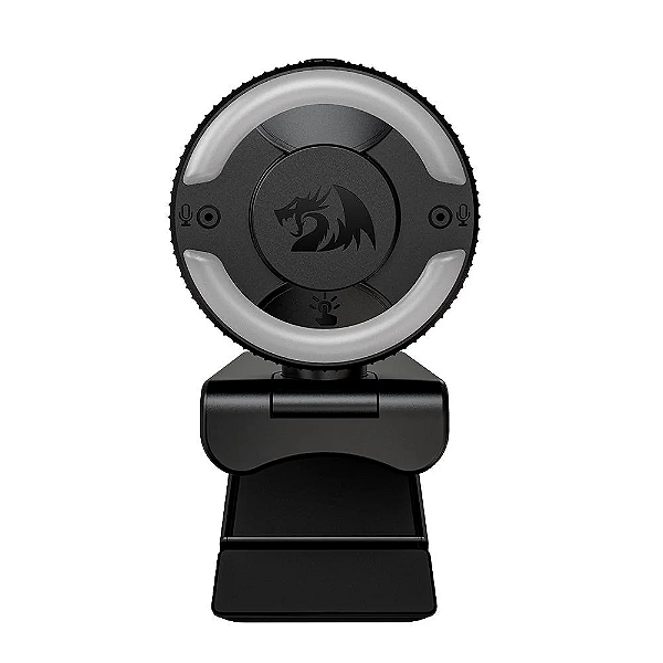 Webcam Redragon Gw910 Oneshot, FULL HD, 30 Fps, Microfone Integrado, Preto