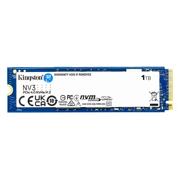 SSD M.2 Kingston NV3 1TB NVMe PCIe 4.0 - SNV3S/1000