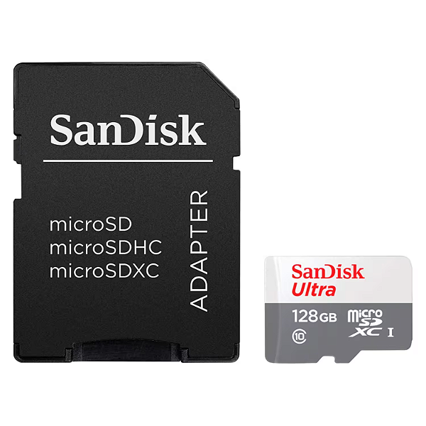 Cartão de Memória Micro SD Sandisk Ultra 128GB 100MB