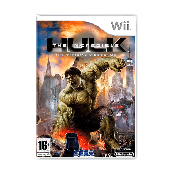 Jogo Incredible Hulk - Wii