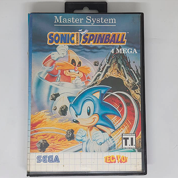 Jogo Sonic Spinball - Master System