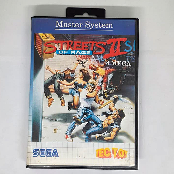 Jogo Streets of Rage 2 - Master System