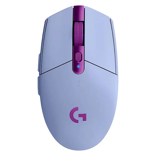 Mouse Gamer Logitech G305 Lightspeed 12000 DP Sem Fio - Lilás