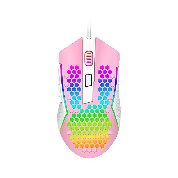 Mouse Gamer Redragon Reaping Elite Bubblegum