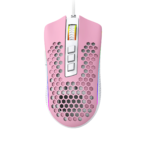 Mouse Gamer Redragon Storm Bubblegum