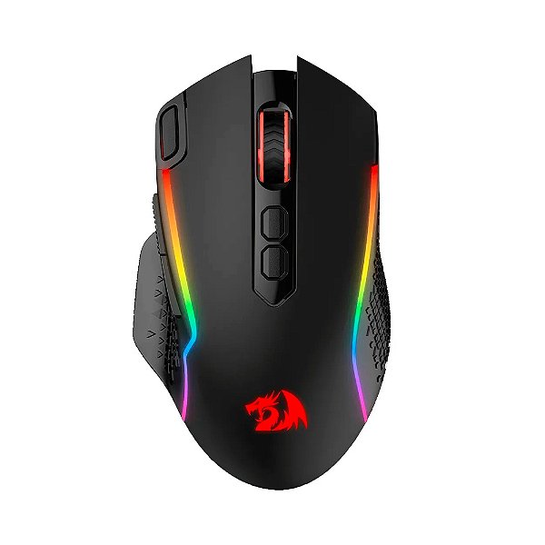 Mouse Gamer Wirelles Redragon Taipan Pro - Preto
