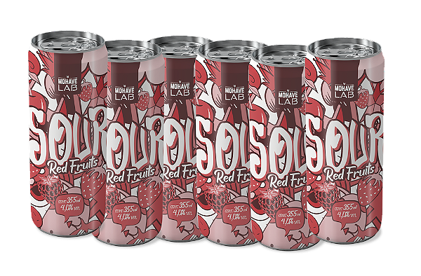 Cerveja Mohave Sour Red Fruits - 355ml - 06 un