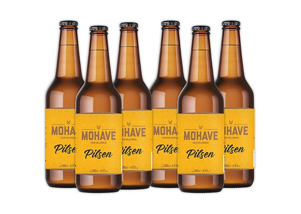 Cerveja Mohave Pilsen - 500ml - 06 un