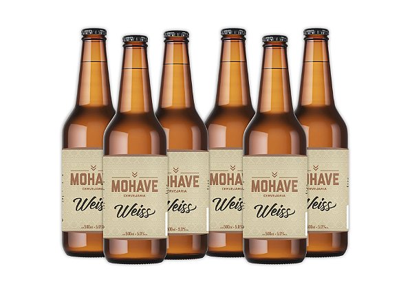 Cerveja Mohave Weiss - 500ml - 06 un