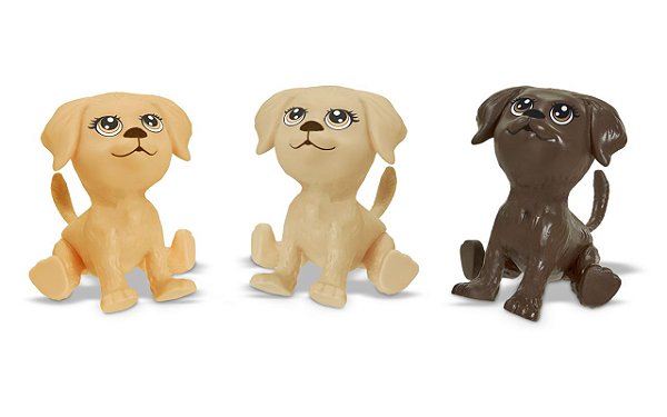 Kit com 03 Mini Pets na Casinha - Mini Pets da Barbie® - Mattel™