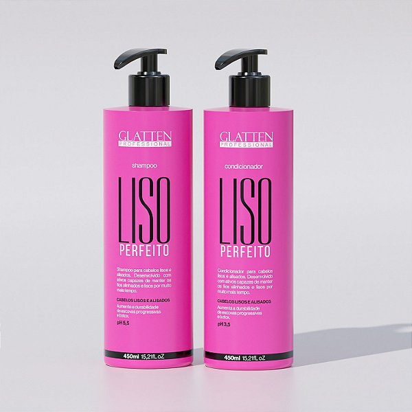 Shampoo e Condicionador - Liso Perfeito - 450ml