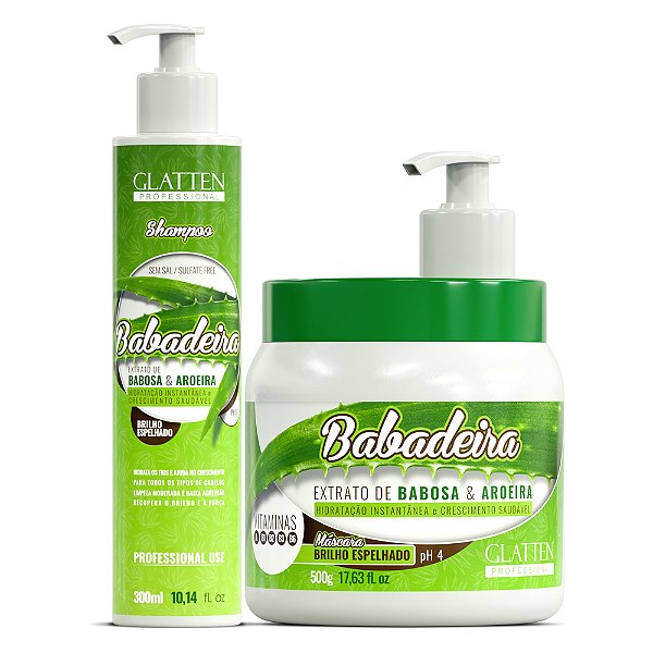 Máscara Babadeira 500g + Shampoo Babadeira 300ml - (Frete Grátis)
