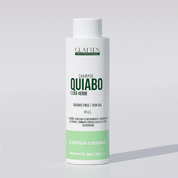 Shampoo Quiabo e Chá Verde - 450ml