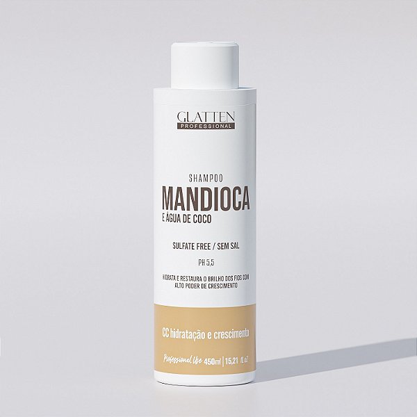 Shampoo Mandioca e Água de Coco - 450ml