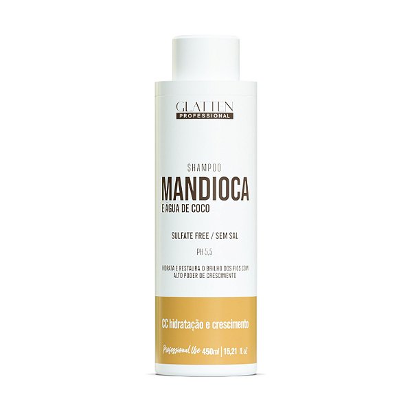 Shampoo Mandioca e Água de Coco - 450ml