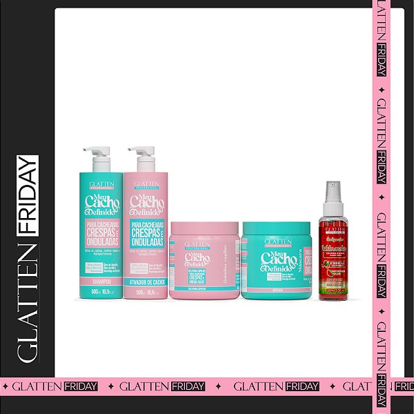 Nutrição Para Cabelos Cacheados, Crespos e Ondulados - Meu Cacho Definido + Brinde Sérum Watermelon + Frete Grátis