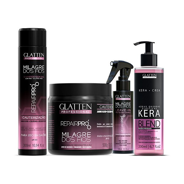 Kit Repair Pró + Super Queratina Reconstrutora - (Frete Grátis)