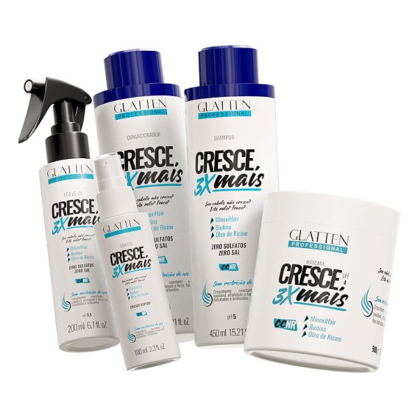 Cresce 3x Mais - Kit Completo para Crescimento - (Frete Grátis)