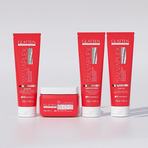 Kit pós química Salvaplex para cabelos quimicamente tratados