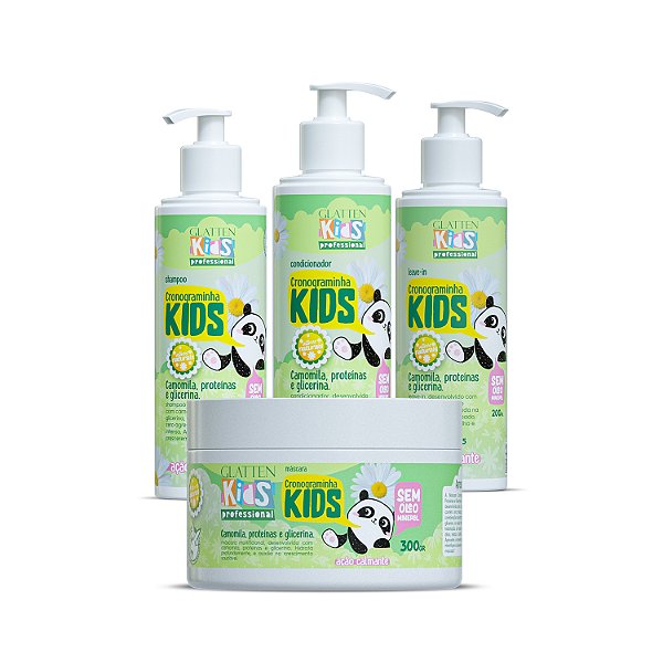 Kit Capilar Completo - Cronograminha Kids - (Frete Grátis)