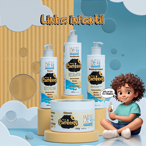 Kit Capilar Completo - Meus Cachinhos - (Frete Grátis)