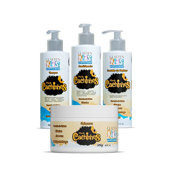 Kit Capilar Completo - Meus Cachinhos Kids- (Frete Grátis)