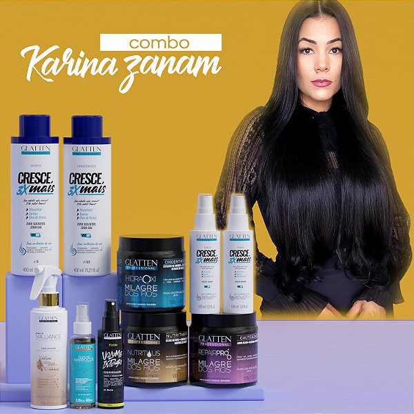 Combo Cronograma Capilar da Karina Zanam - (Frete Grátis)