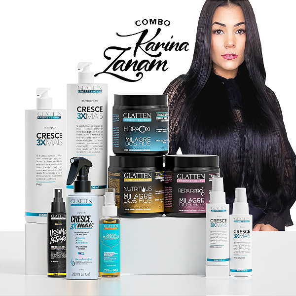 Combo Cronograma Capilar da Karina Zanam - (Frete Grátis)