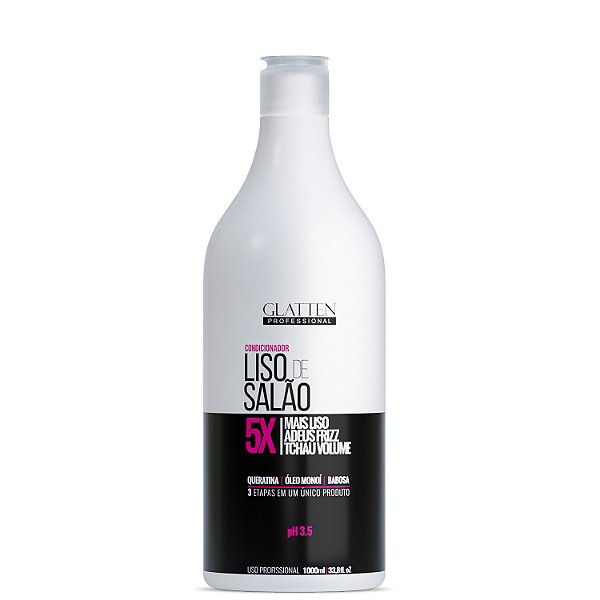 Condicionador Liso de Salão Glatten - 1000ml