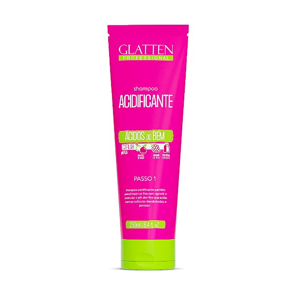 Glatten - Shampoo Acidificante Capilar - 250ml