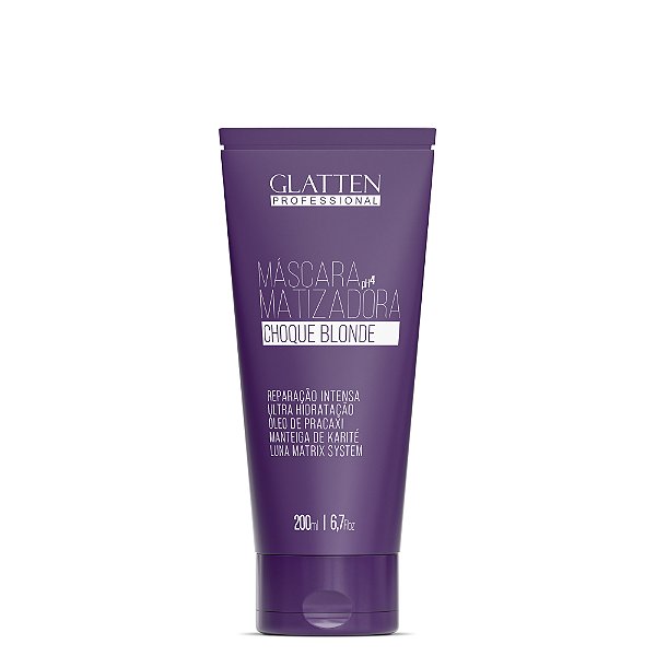 Glatten - Máscara Matizadora - Choque Blonde - 200ml