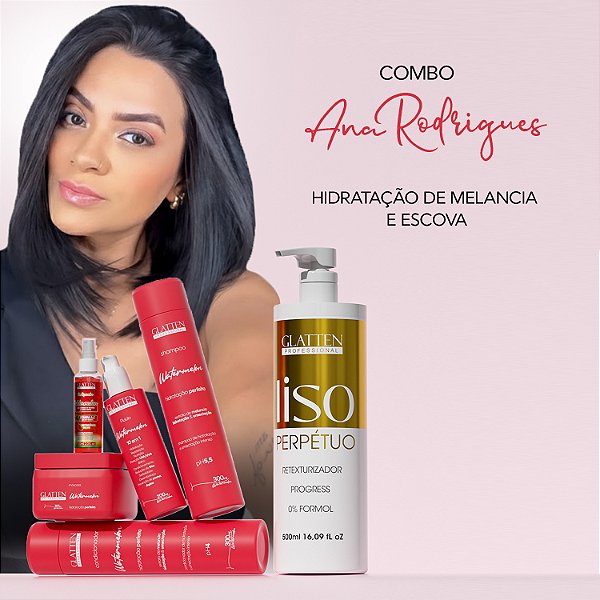 Combo - Hidratação de melancia + Liso perpétuo (500ml) + FRETE GRÁTIS