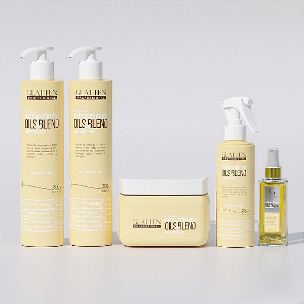 Kit Extraordinary Oils & Blend - Nutrição Profunda e Brilho para Cabelos Ressecados