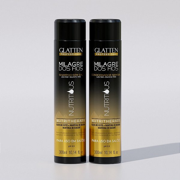 Shampoo e Condicionador Milagre dos Fios - Nutritious